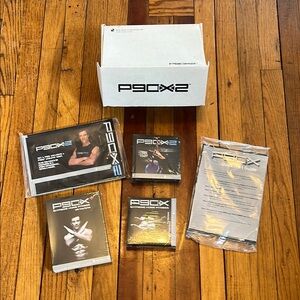 P90X2 Fitness Beach Body set.